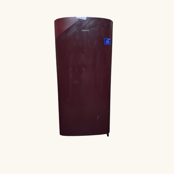 Samsung 190L Single Door Refrigerator – Maroon 1 - (Used, Compact & Lightweight, Chennai)
