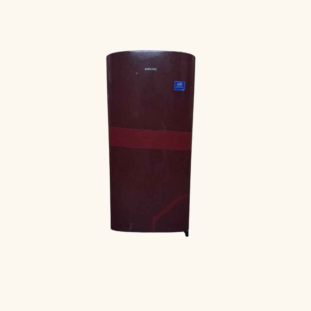 Samsung 190L Single Door Refrigerator 5 - Maroon (Stickered Finish, 3 Years Old)
