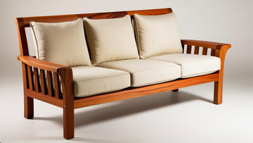 Used Wooden Sofa